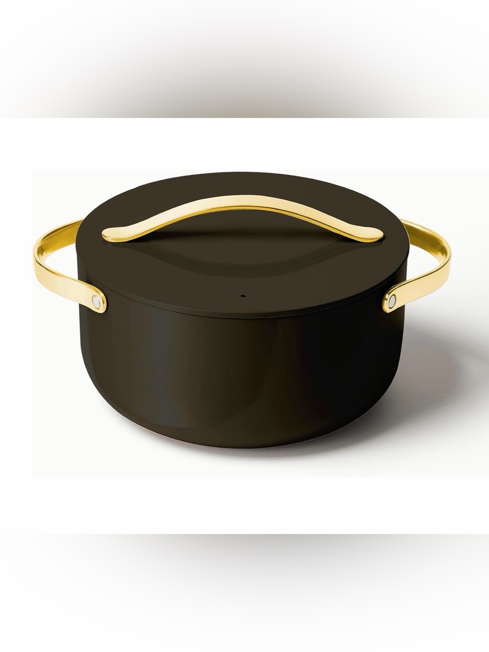 Caraway Black & Gold 6.5 quart Covered Dutch Oven Dish Pot Brand New in Box $185
